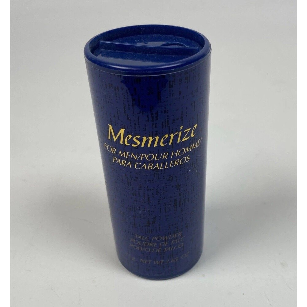 Avon Mesmerize for Men Talc Body Powder 2.65 oz Vintage Discontinued